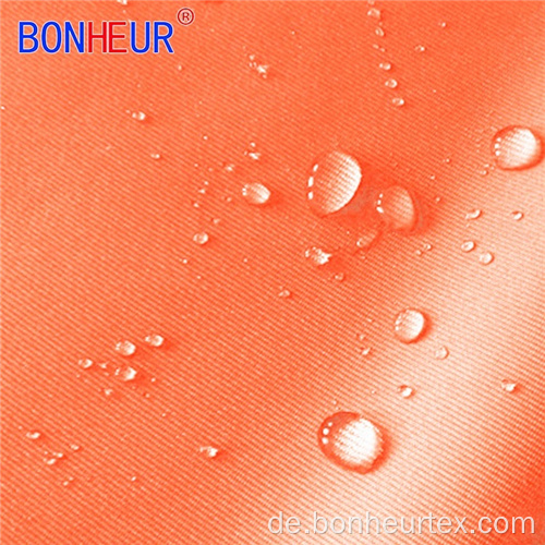 Fluoreszierendes gelb-orange Satin-Polyester und Baumwollgewebe